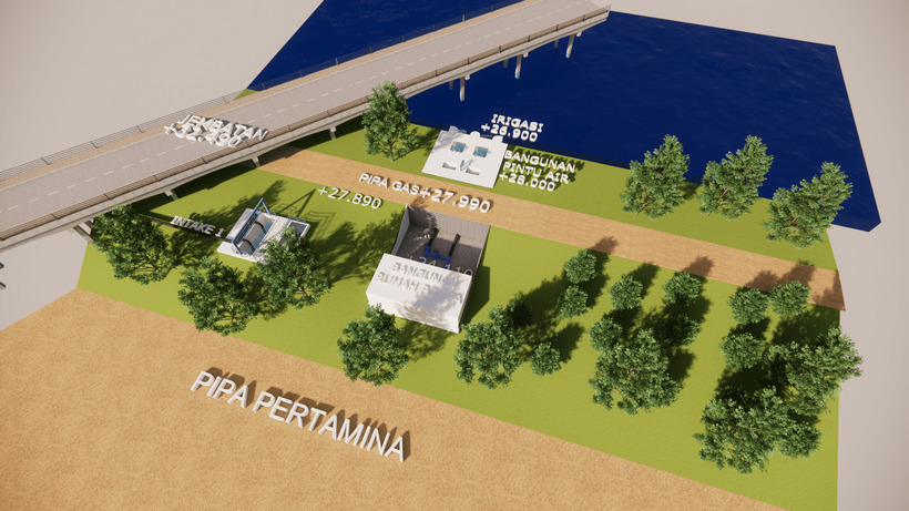 Bangunan Intake Mitra Karawang Insdustrial Estate (Kim) Karawang